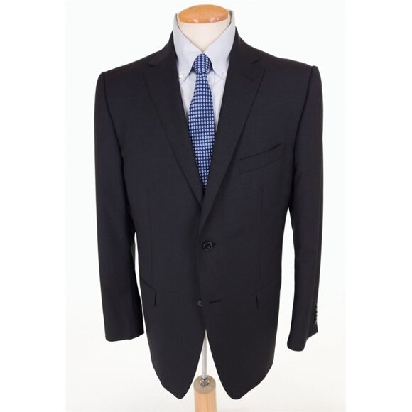 Z ZEGNA 52L 42 Long City Blazer in Black Check - Picture 1 of 12